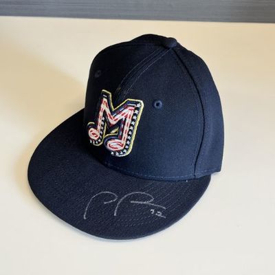 Richie Palacios Authenticated Game Worn & Autographed Independence Day Cap