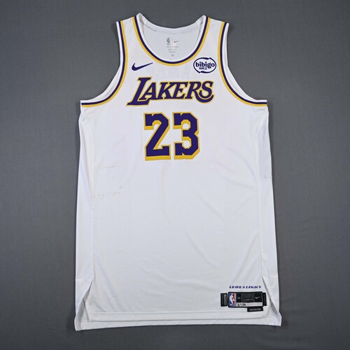 Image of James, LeBron - Los Angeles Lakers - Association Edition Jersey - Worn 3/1/2026 - 2025-26 NBA Season