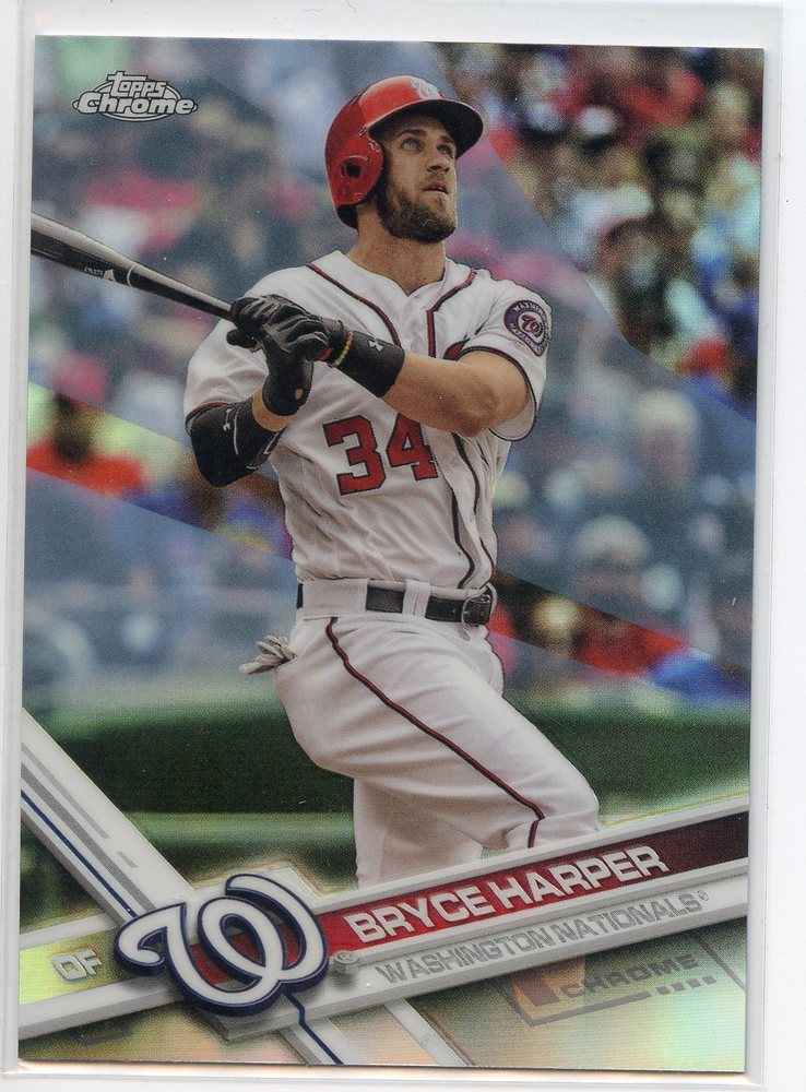 2017 Topps Chrome Refractors #48 Bryce Harper