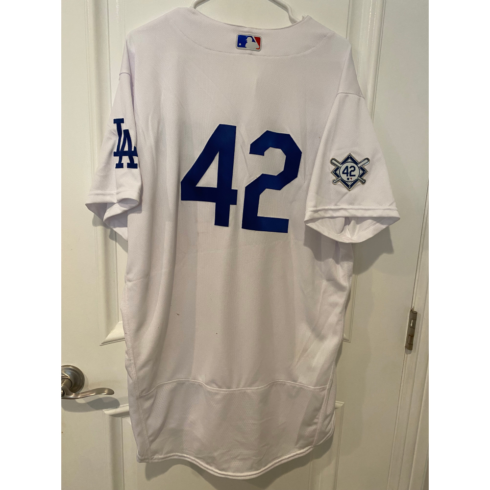 Edwin Rios GameUsed Jackie Robinson Day Jersey Size 48 Los Angeles