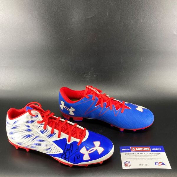 Bills -  AJ McCarron Signed Cleats Size 12