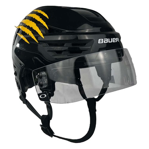 Photo of Game-Used 2026 Stadium Series Bauer Hockey Helmet - Viktor Arvidsson