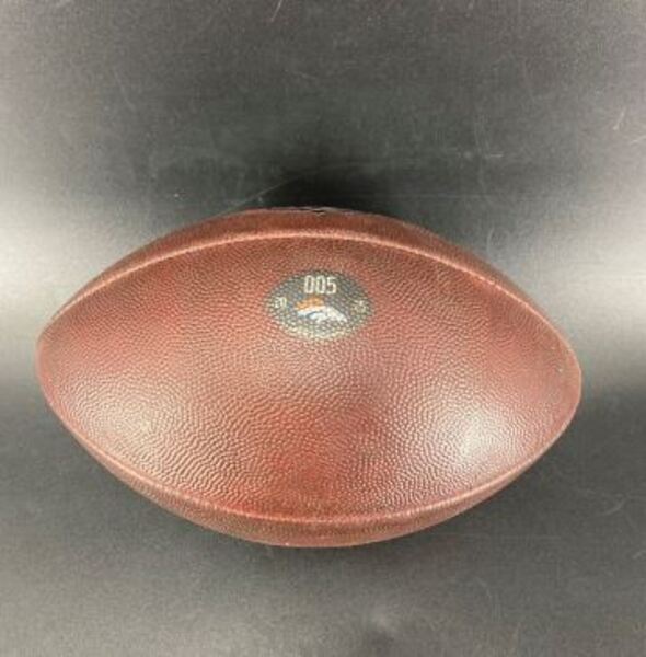 NFL - Broncos Game Used Football (10/162025) Individually Numbered 005 N...