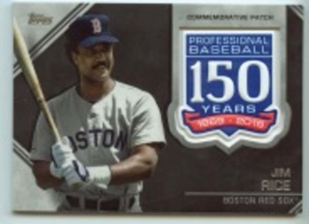 2019 Topps Update 150th Anniversary Manufactured Patches #AMPJR Jim Rice