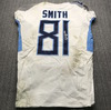 Crucial Catch - Titans Jonnu Smith Signed Game Used Jersey (10/6/19) Size 40