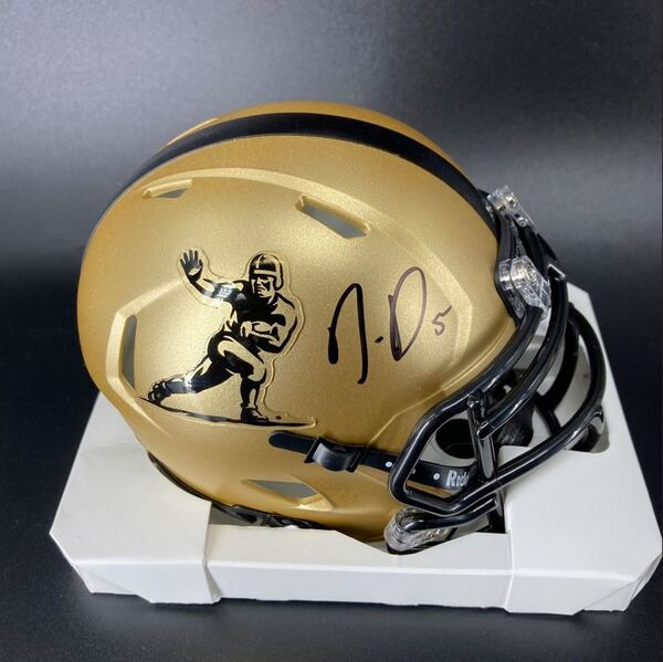 NFL - Commanders Jayden Daniels Signed Heisman Mini Helmet