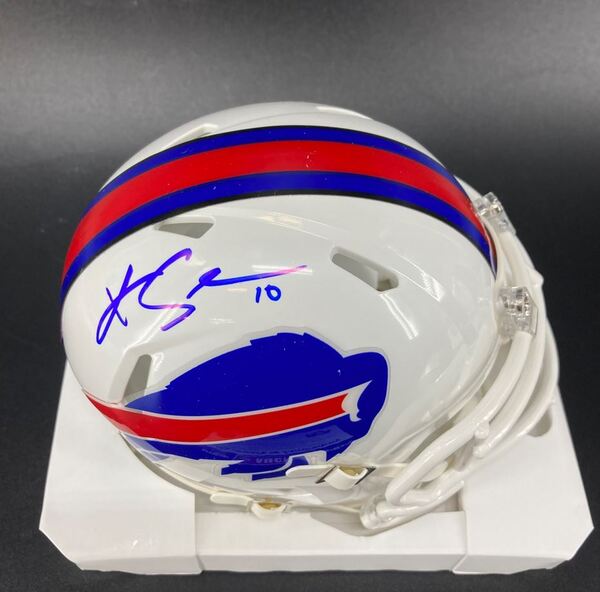 Bills - Khalil Shakir Signed Mini Helmet