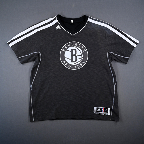Image of Teletovic, Mirza<br>Gray Shooting Shirt - Game Issued (GI)<br>Brooklyn Nets<br><br>#33