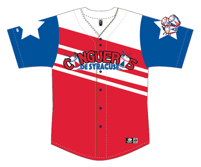 Syracuse Mets Eric Orze Game-Worn  Congueros de Syracuse Jersey #29; size 48 (XL)