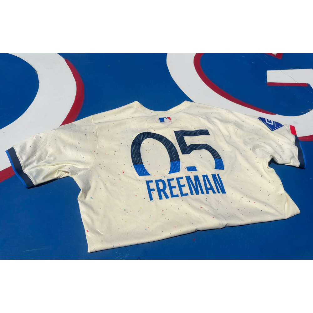 【非売品】Dodgers Freeman 5 記念ユニフォーム Freddie Freeman Los Angeles Dodgers 2025 Gold Collection