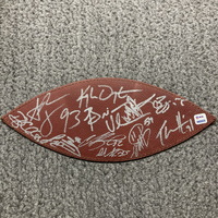 NFL - Bears Multi Signed Authentic Panel Signed By Over 8 Players Includ...