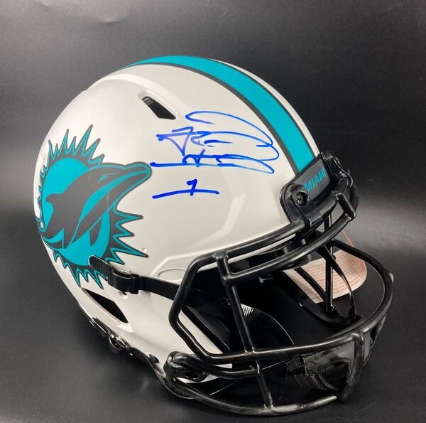 NFL - Dolphins Tua Tagovailoa Signed Authentic Lunar Eclipse Speed Helmet