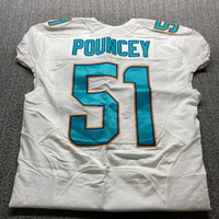 NFL - Dolphins Mike Pouncey Game Used Jersey 2014 Season Size 46 (Washed...