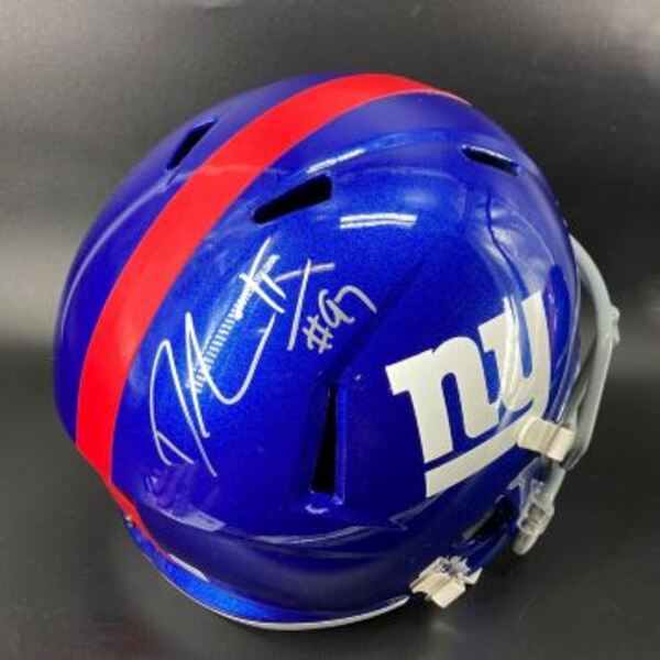 NFL - Giants Dexter Lawrence Signed Replica Speed Helmet