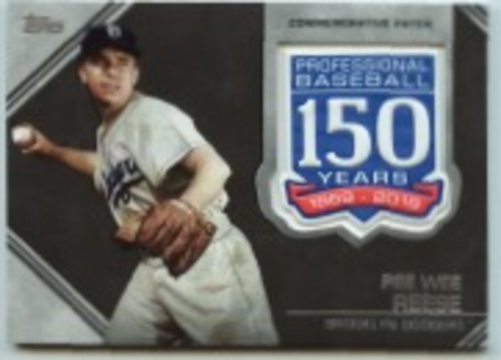 2019 Topps Update 150th Anniversary Manufactured Patches #AMPPR Pee Wee Reese