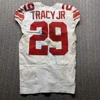International Series - Giants Tyron Tracey Jr Game Used Jersey (11/10/24...