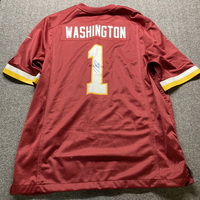 NFL - Commanders Jayden Daniels Signed Replica Draft Jersey Size Small