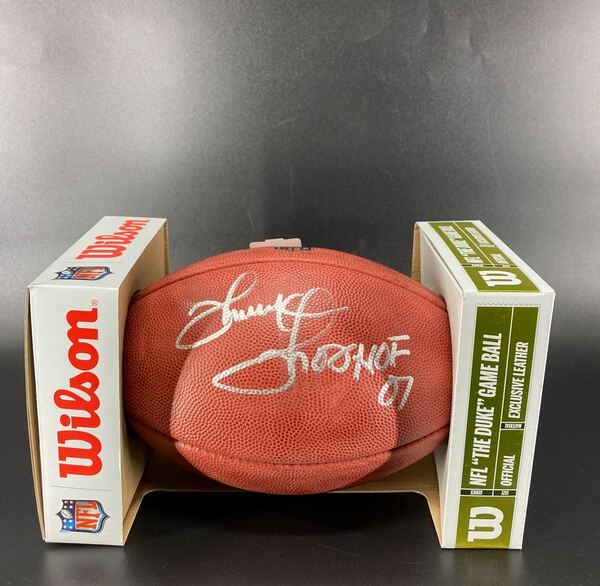 HOF - Bills Thurman Thomas Signed Authentic Football