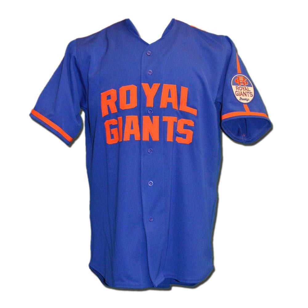 Jacob deGrom #48 - Game Used Royal Giants Throwback Jersey - Mets