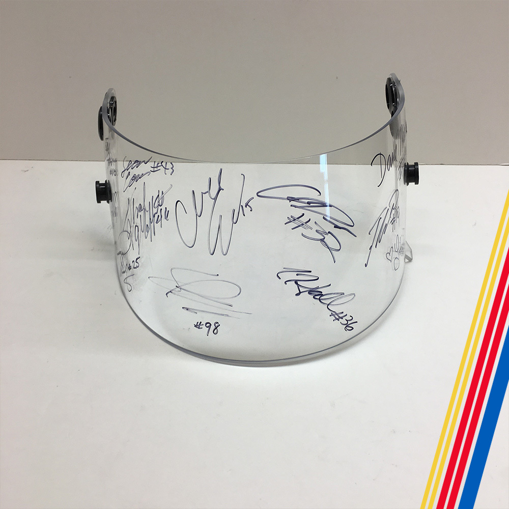 2019 ARCA drivers autographed visor!