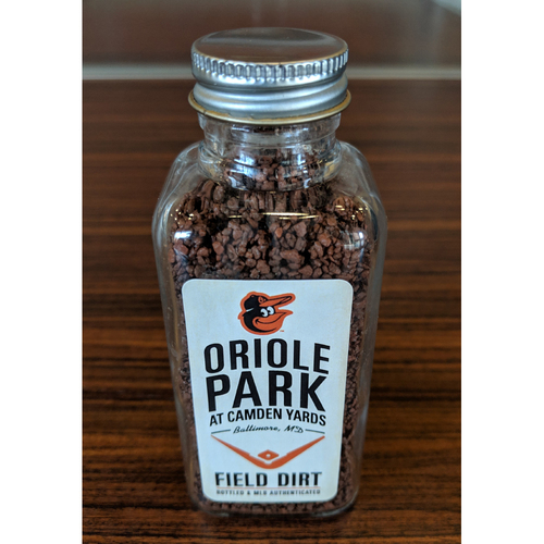 Photo of Oriole Park at Camden Yards Game-Used Dirt Jar