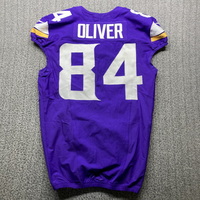 London Games - Vikings Josh Oliver Game Used Jersey (10/6/2024) Size 44 ...
