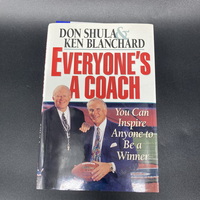 NFL - Dolphins Don Shula Signed Copy Of Book - Everyone's A Coach