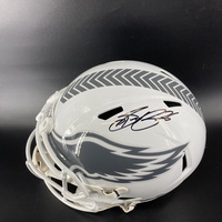 NFL - Eagles Saquon Barkley Signed Salute To Service Replica Helmet