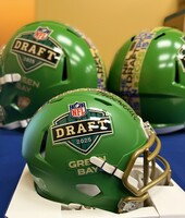 2025 NFL Draft Mini Helmet signed by Maxwell Hairston