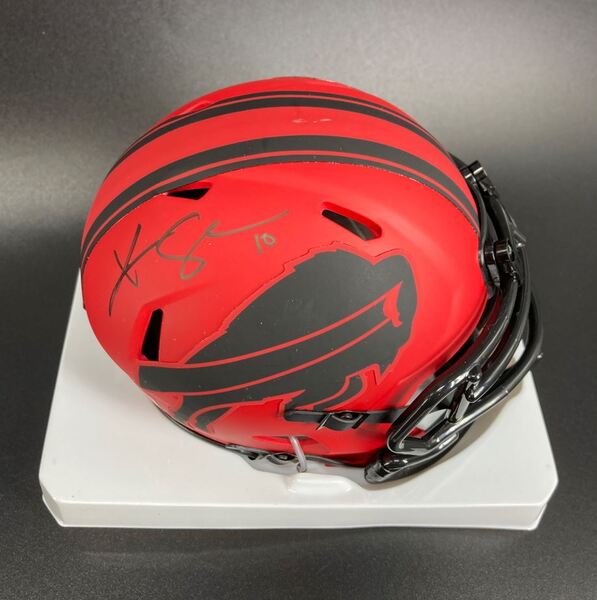 Bills - Khalil Shakir Signed Rave Mini Helmet