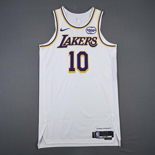 Image of Kennard, Luke - Los Angeles Lakers - Association Edition Jersey - Worn 3/1/2026 - 2025-26 NBA Season