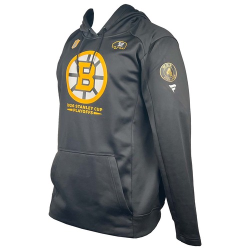 Photo of Team-Issued 2026 Playoffs Player-Worn Fanatics Bruins Hoodie - Sean Kuraly