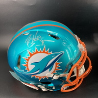 NFL - Dolphins Raheem Mostert Signed Authentic Flash Speed Helmet