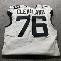 London Games - Jaguars Ezra Cleveland Game Used Jersey (10/13/24) Size 4...
