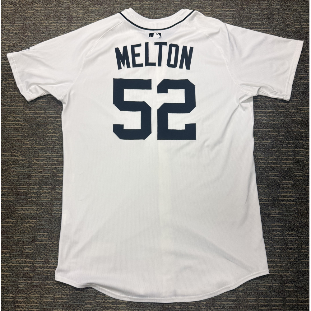 Troy Melton #52 Detroit Tigers Game-Used Home Jersey 2025 - 1st