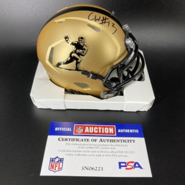 NFL - Bears Caleb Williams Signed Heisman Mini Helmet