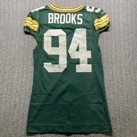 Sao Paulo Game - Packers Karl Brooks Game Worn Jersey 9.6.24 Size 44 wit...