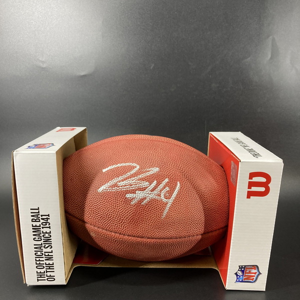 NFL - Ravens Zay Flowers signed authentic football