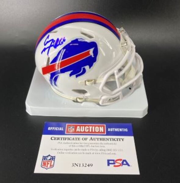 NFL - Bills Connor McGovern Signed Mini Helmet