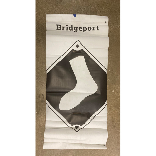 White Sox Baseball Diamond Logo Banner - NOT MLB Authenticated