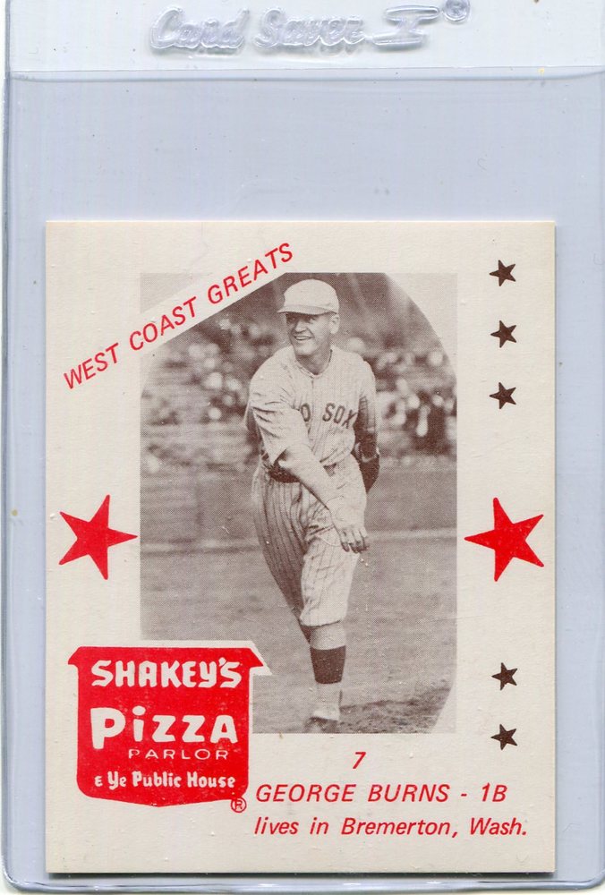1975 Shakey's Pizza #7 George Burns