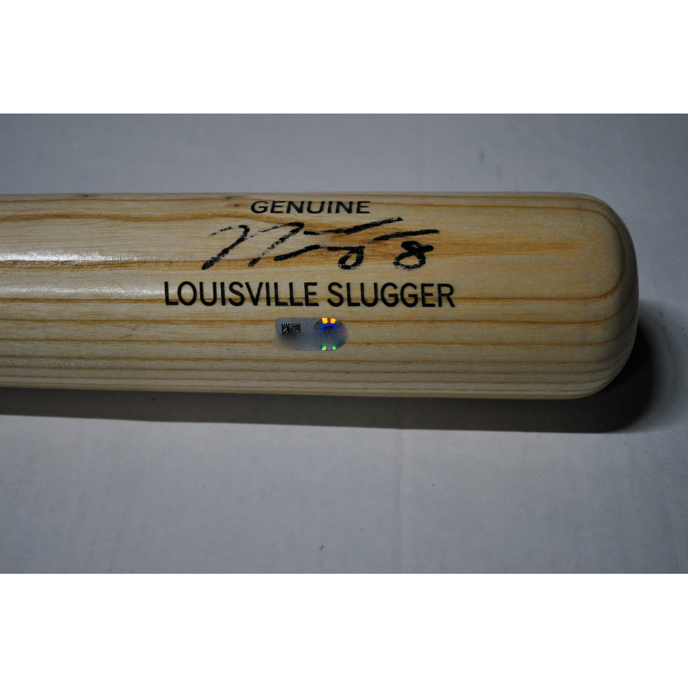2022 Roberto Clemente Day Auction Autographed Tan Louisville Slugger Bat 2022 Clemente Award