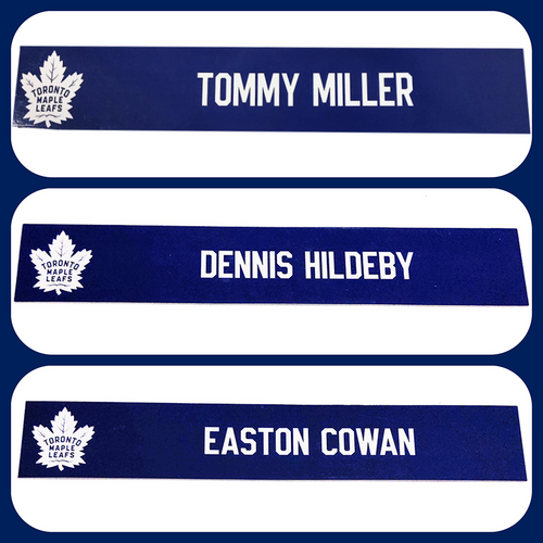 Toronto Maple Leafs Prospect Locker Room Nameplates (2023-24 Season)