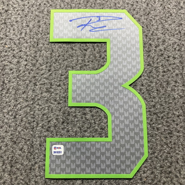NFL - Seahawks Russell Wilson Signed Jersey Number