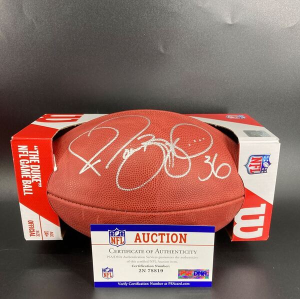 NFL - Steelers Jerome Bettis Signed Authentic Football