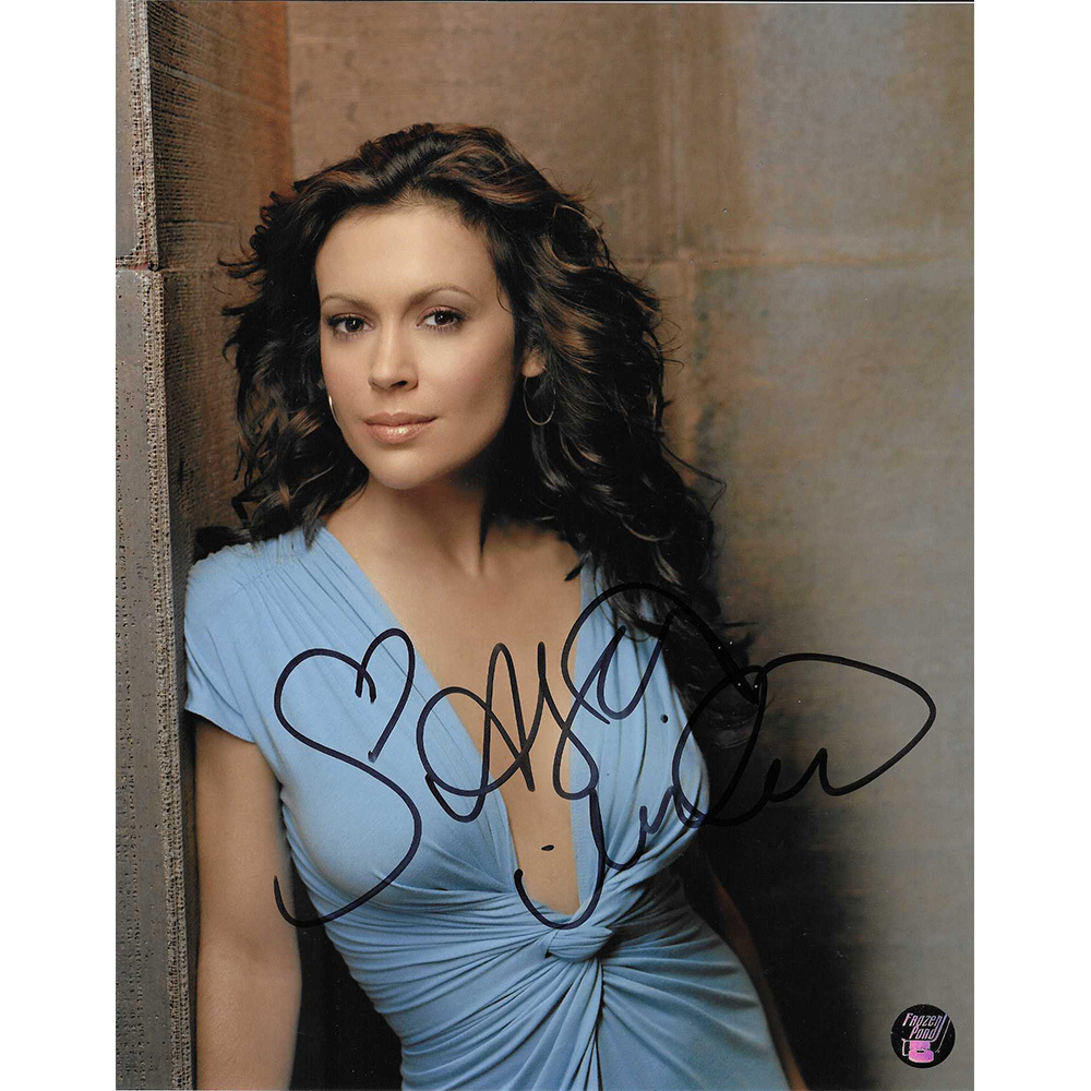 Alyssa Milano Autographed 8X10 Photo