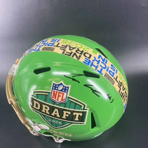 NFL - Titans Cam Ward Signed NFL Draft Replica Speed Helmet