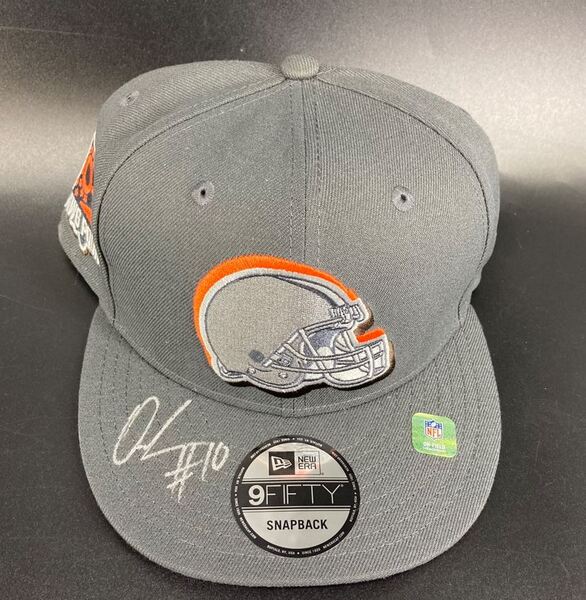 NFL - Browns Quinshon Judkins Signed Draft Hat