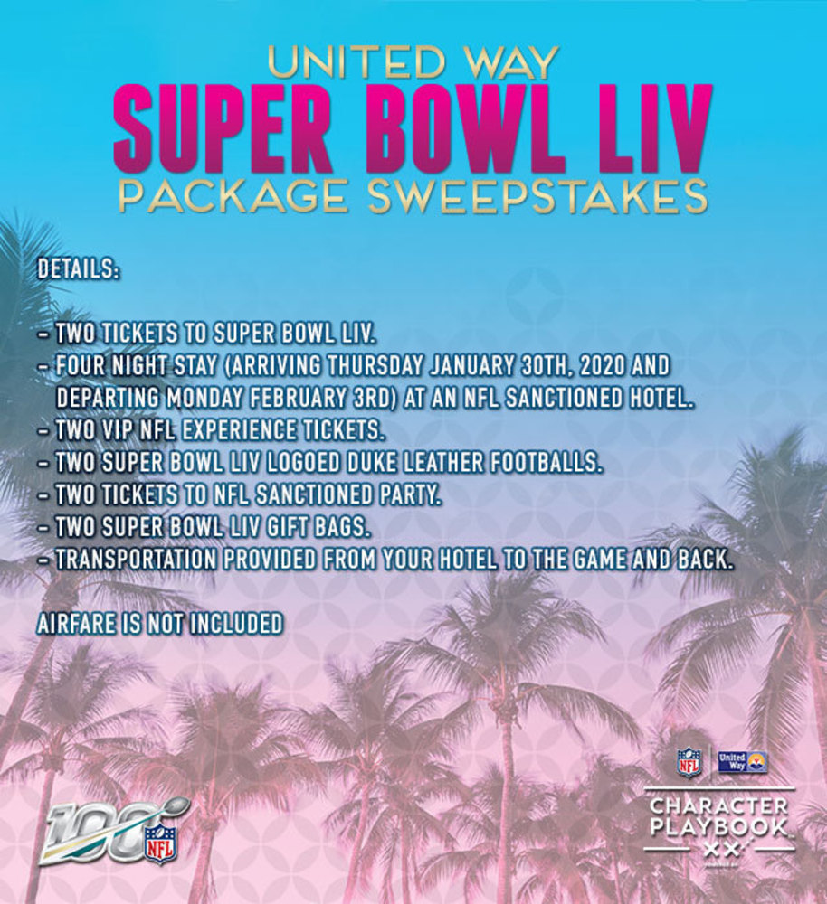 United Way Super Bowl LIV Sweepstakes
