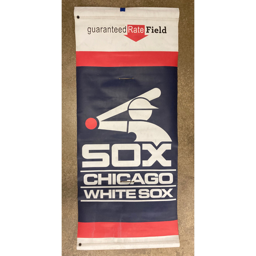 White Sox Batterman (Created in 1976) Logo Banner - NOT MLB Authenticated